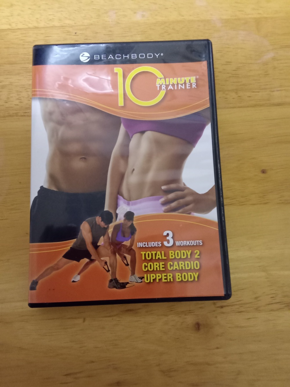 Beachbody 10 Minute Trainer Tony Horton 3 Workouts DVD Total Body Core Cardio H1